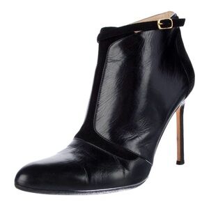 Manolo Blahnik Black Heeled Boots